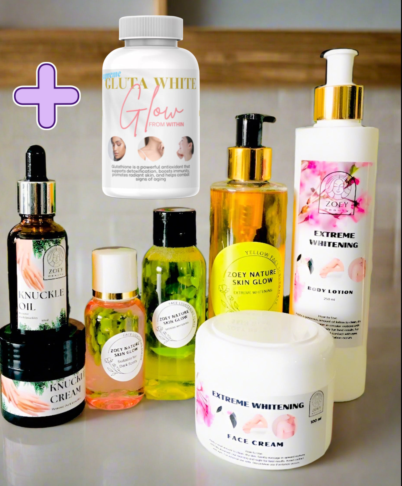 Extreme full kit + Gluta white capsules