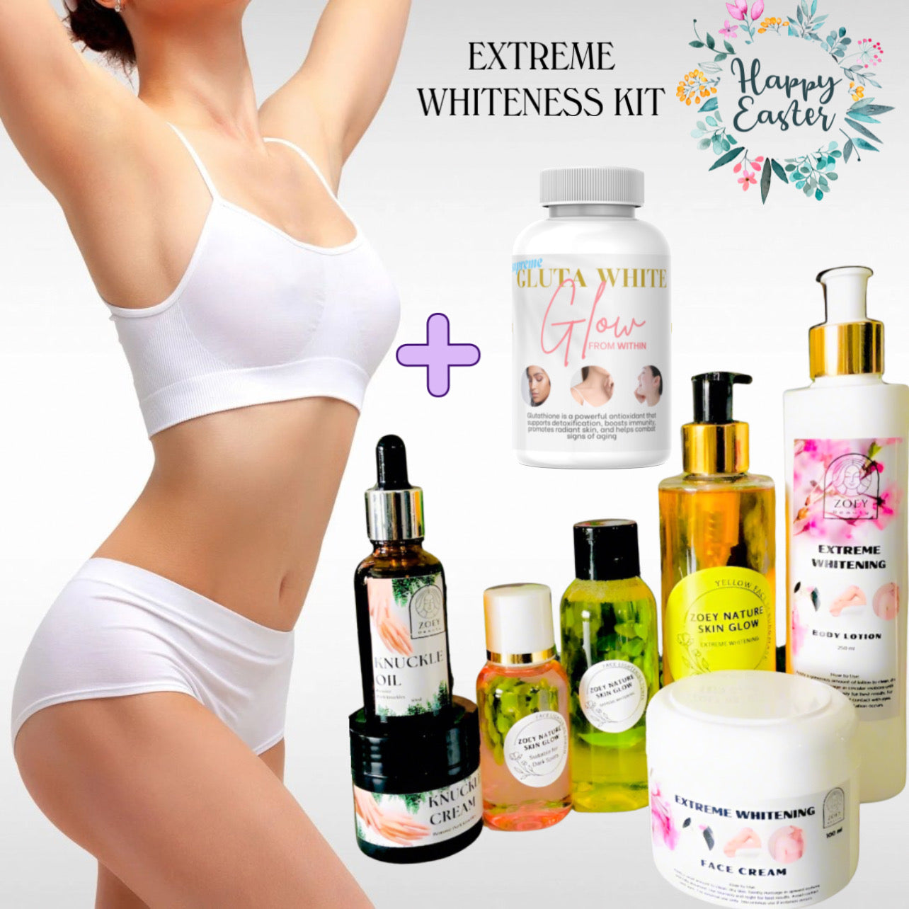 Extreme full kit + Gluta white capsules