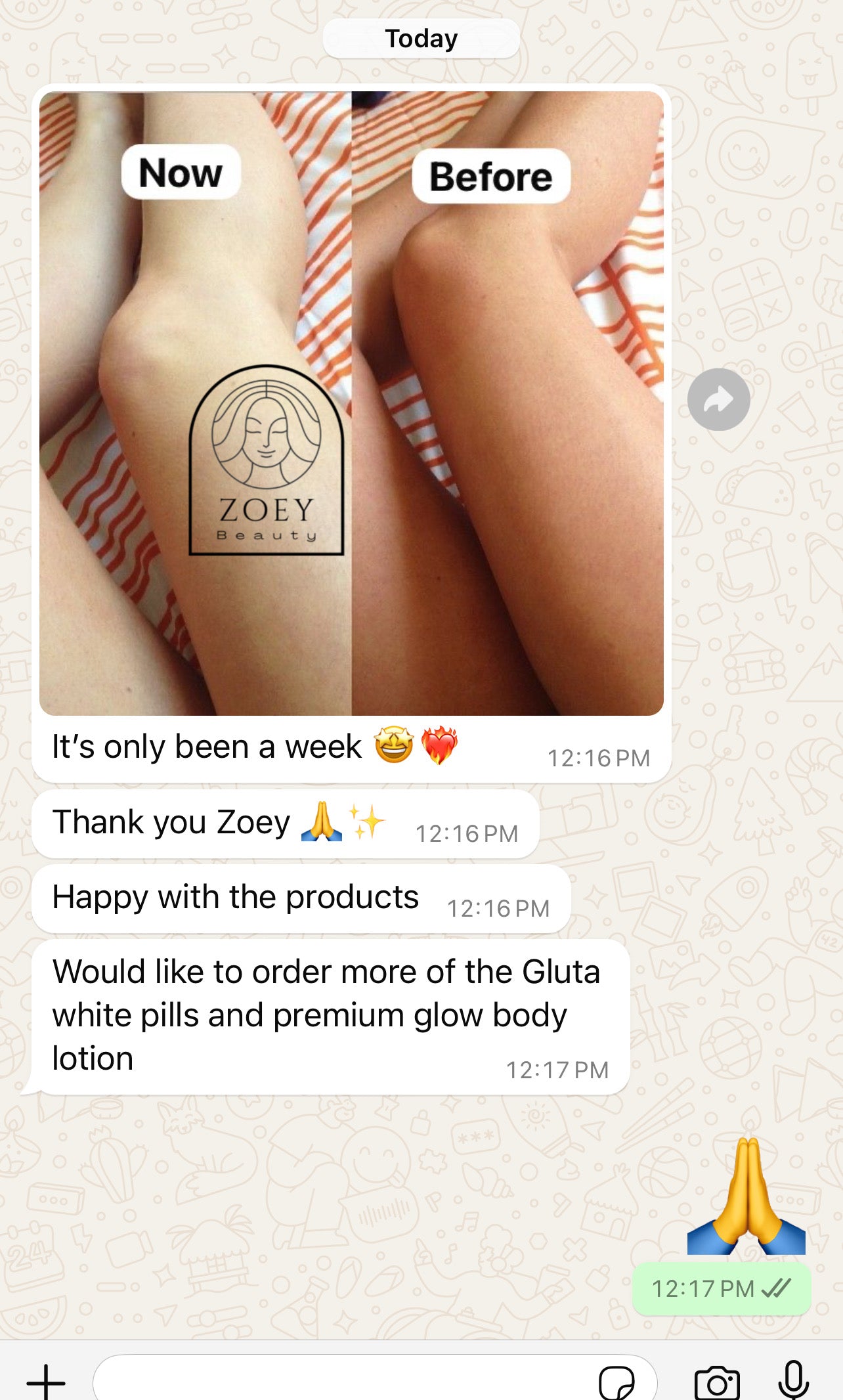 Premium body & face lotions + Gluta White