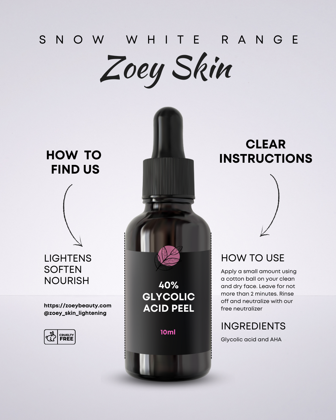 Glycolic acid can peel
