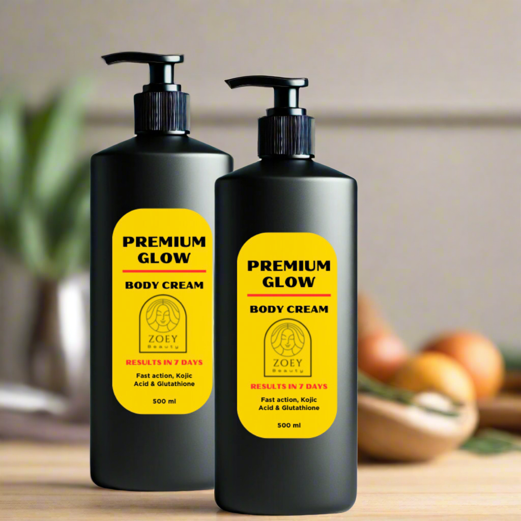 Premium glow body lotion x 2