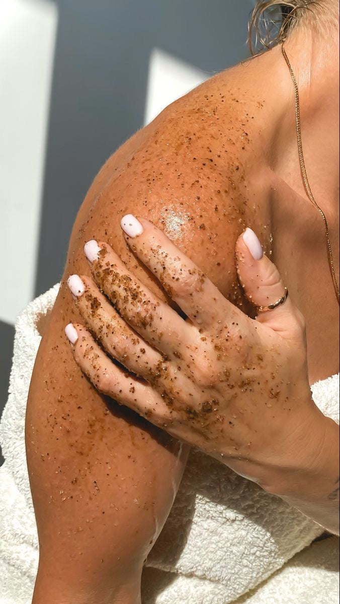 Glow coffee scrub