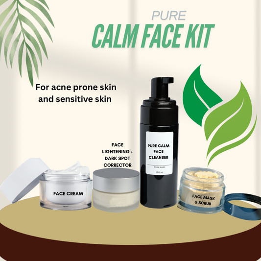 Pure calm face glow kit acne + aczema