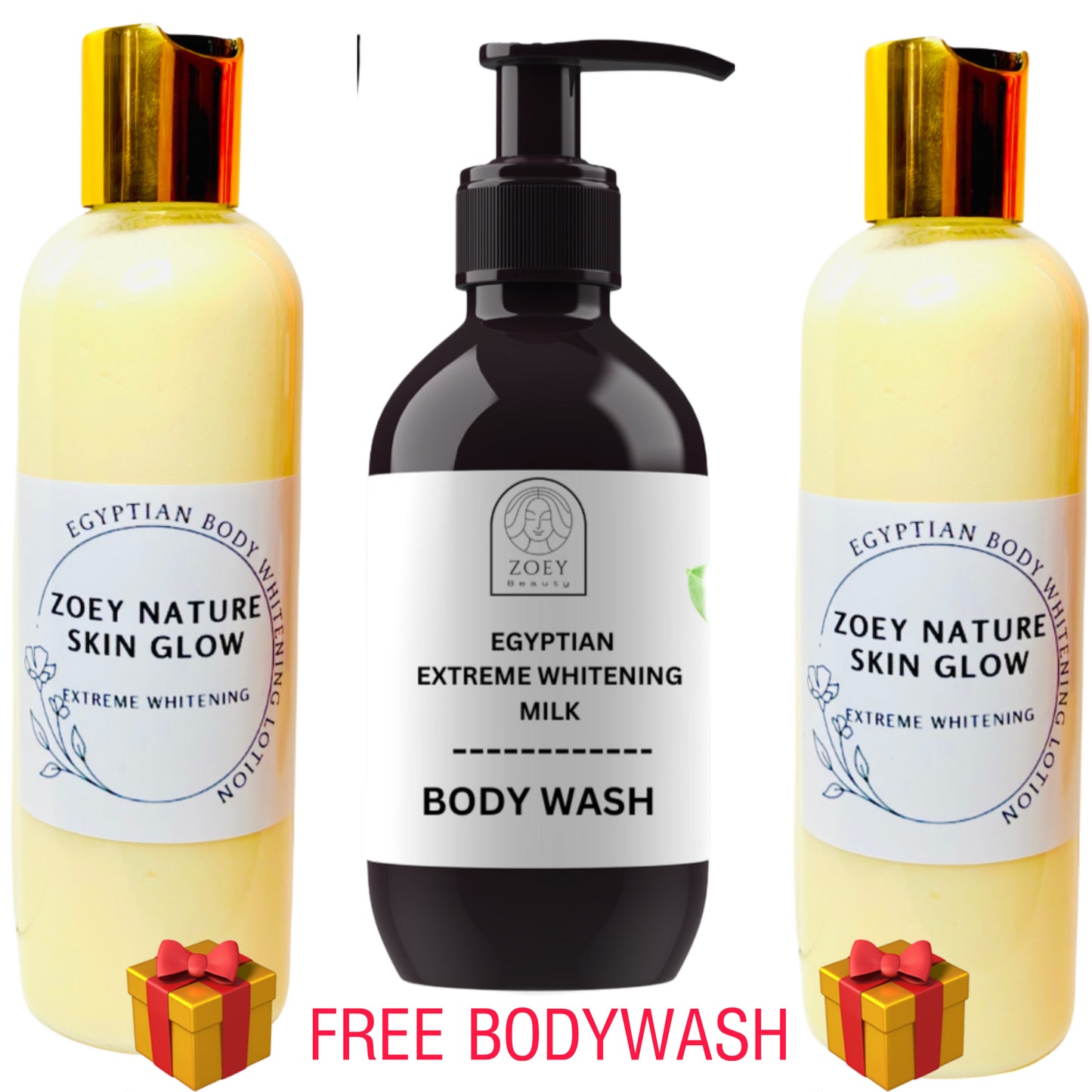 2 extreme body lotions FREE BODY MILK