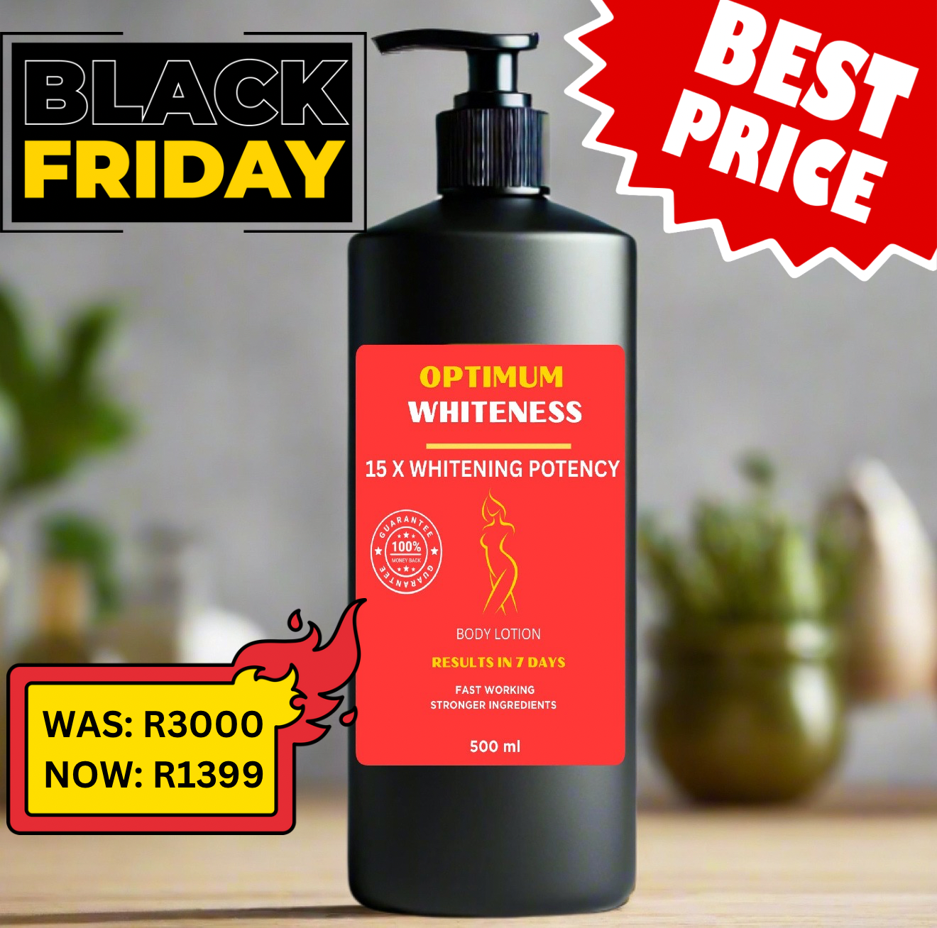 Optimum whiteness body lotion