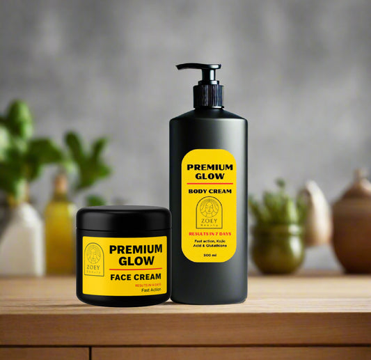 Premium body lotion & Premium face cream