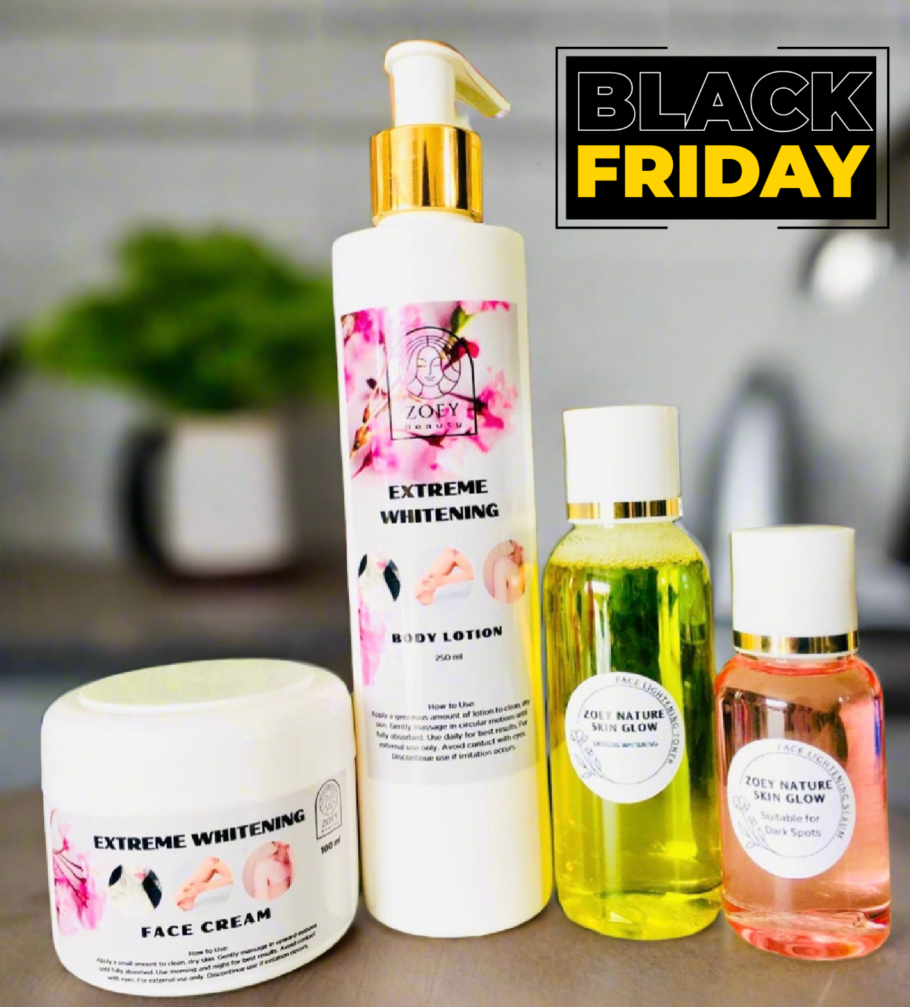 Extreme body & face  whitening standard Kit