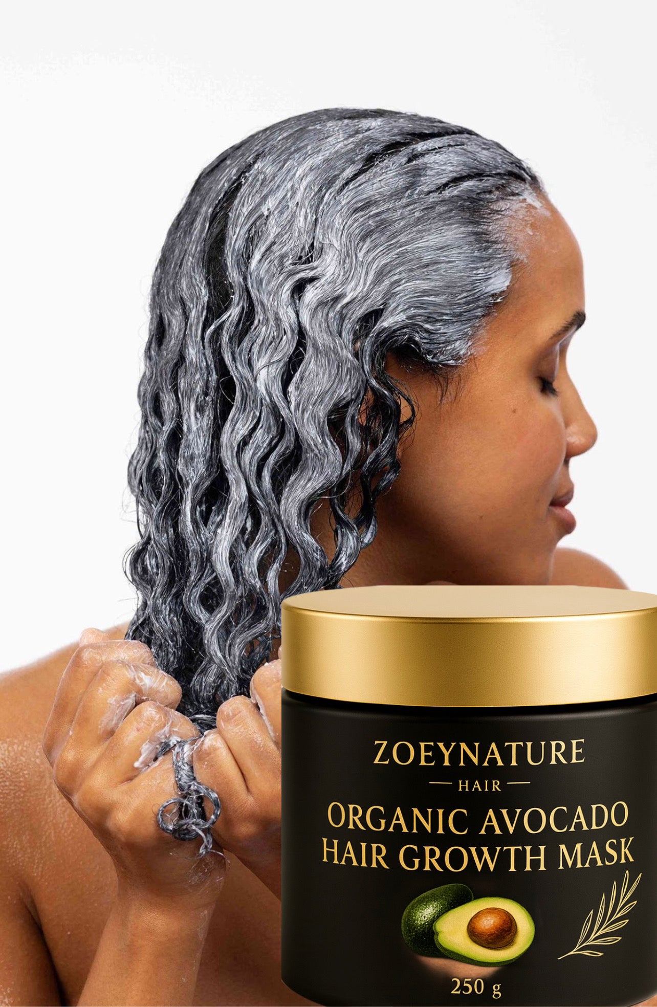 Avocado hair growth mask