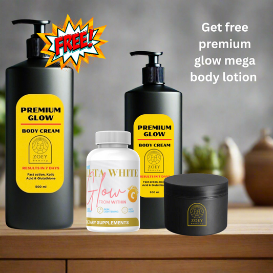 Premium body & face lotions + Gluta White