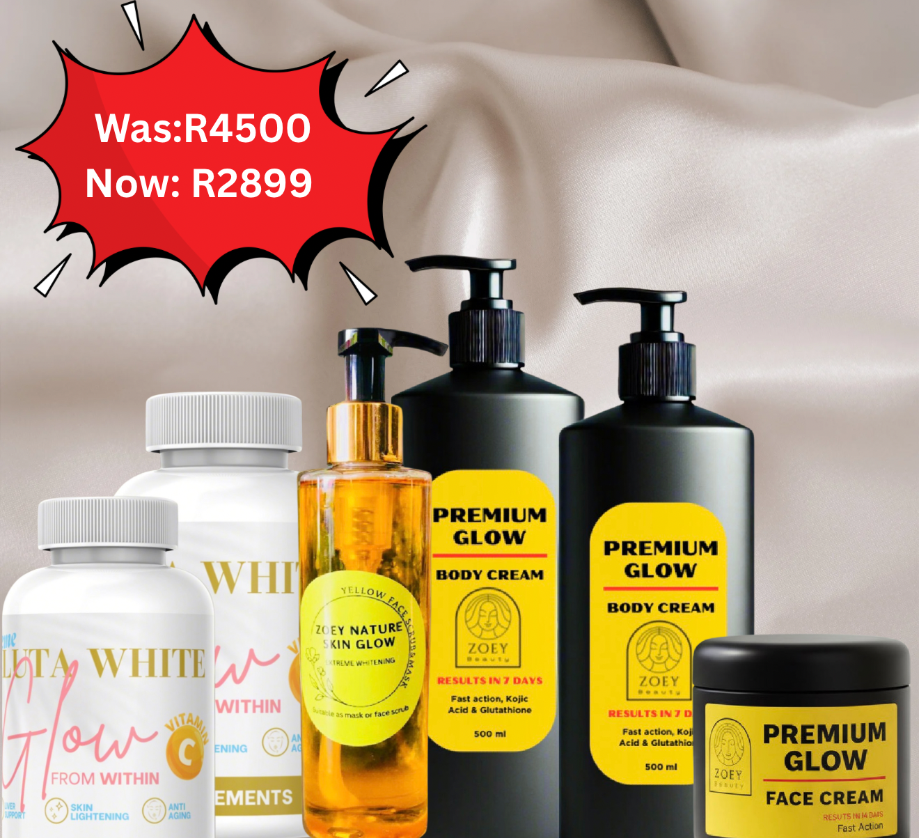 Premium complete whitening set